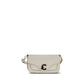 Coccinelle White Calf Leather Bos Taurus Shoulder Bag