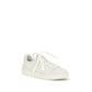Balmain White Calf Leather Bos Taurus Low Top Sneakers