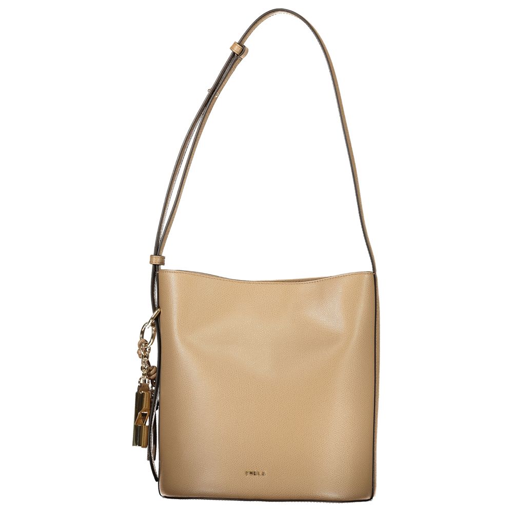 Furla Marrone Leather Woman Bucket Bag