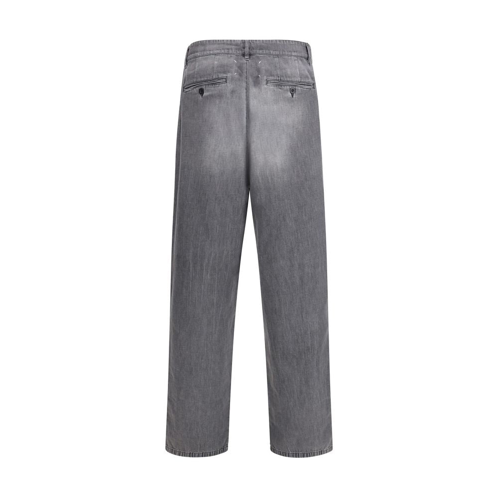 Margiela Gray Cotton Jeans Denim