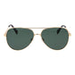 Polaroid Gold Metal Sunglasses