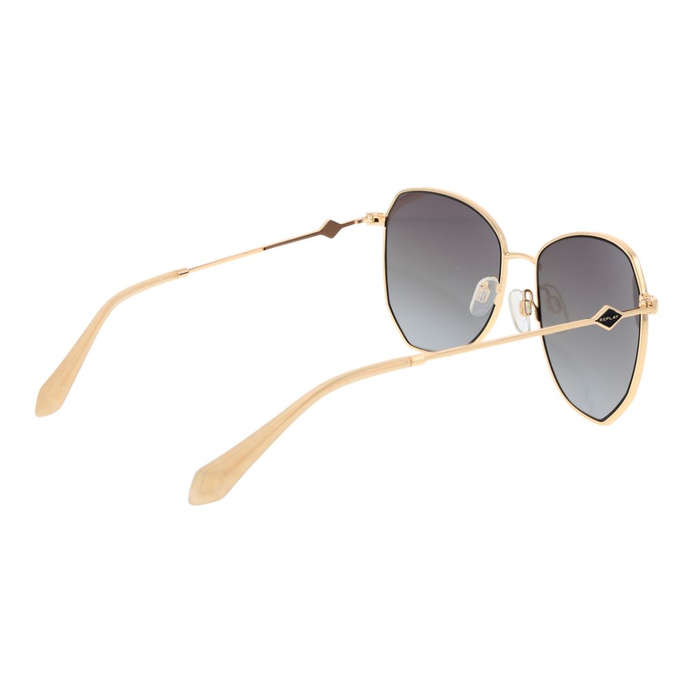 Replay Gold Metal Sunglasses