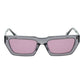 Replay Gray Plastic Sunglasses