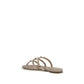 Valentino Garavani Beige Calf Leather Bos Taurus Flat Sandals