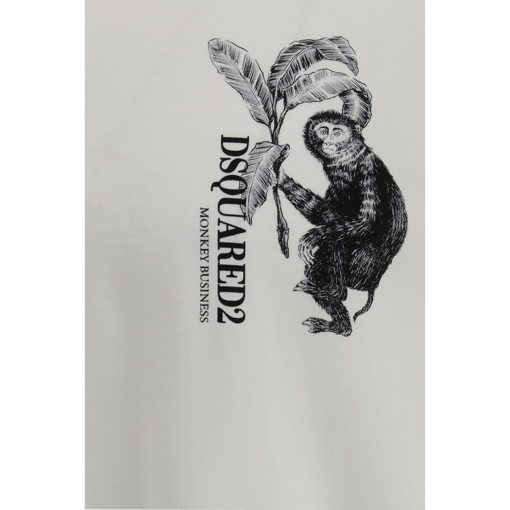 Dsquared² White Cotton T-Shirt