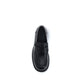 MM6 Black Calf Leather Bos Taurus Slip-On Loafers