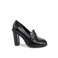 Tommy Hilfiger Black Leather High Heel Pumps