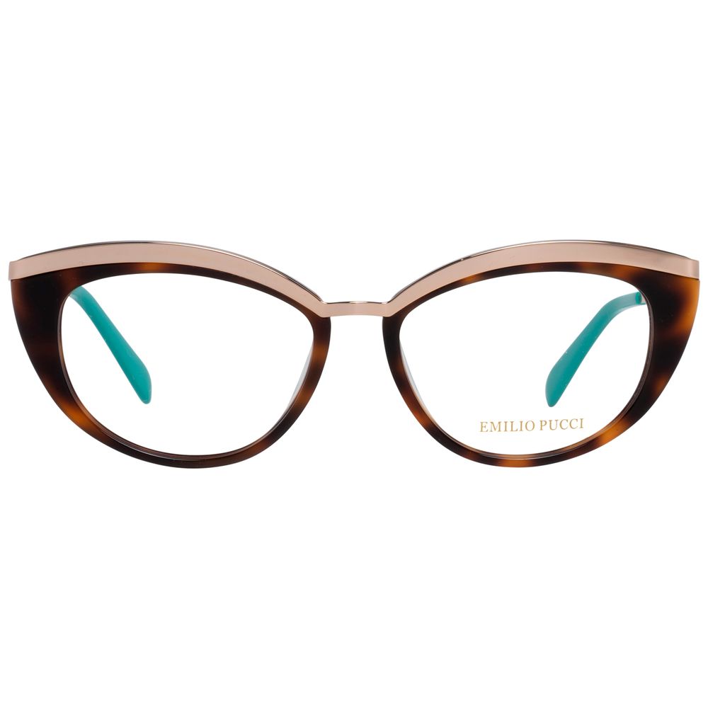 Emilio Pucci Brown Metal Glasses (Frames)