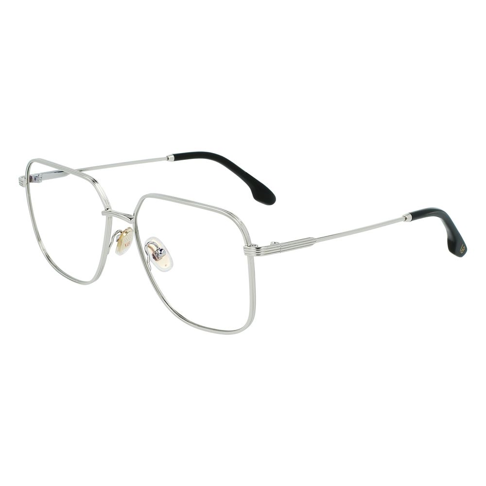 Victoria Beckham Gray Metal Glasses (Frames)