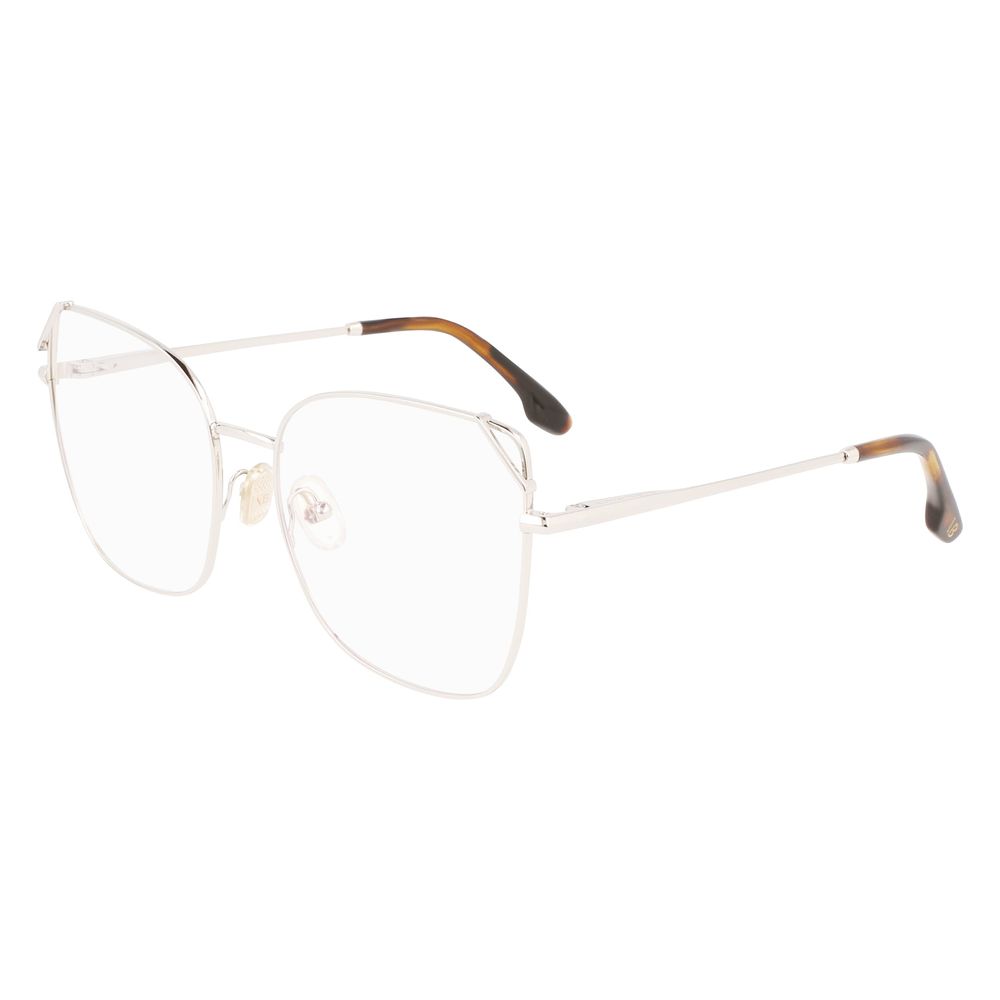 Victoria Beckham Gray Metal Glasses (Frames)