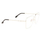 Victoria Beckham Gold Metal Glasses (Frames)
