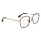 Victoria Beckham Brown Metal Glasses (Frames)