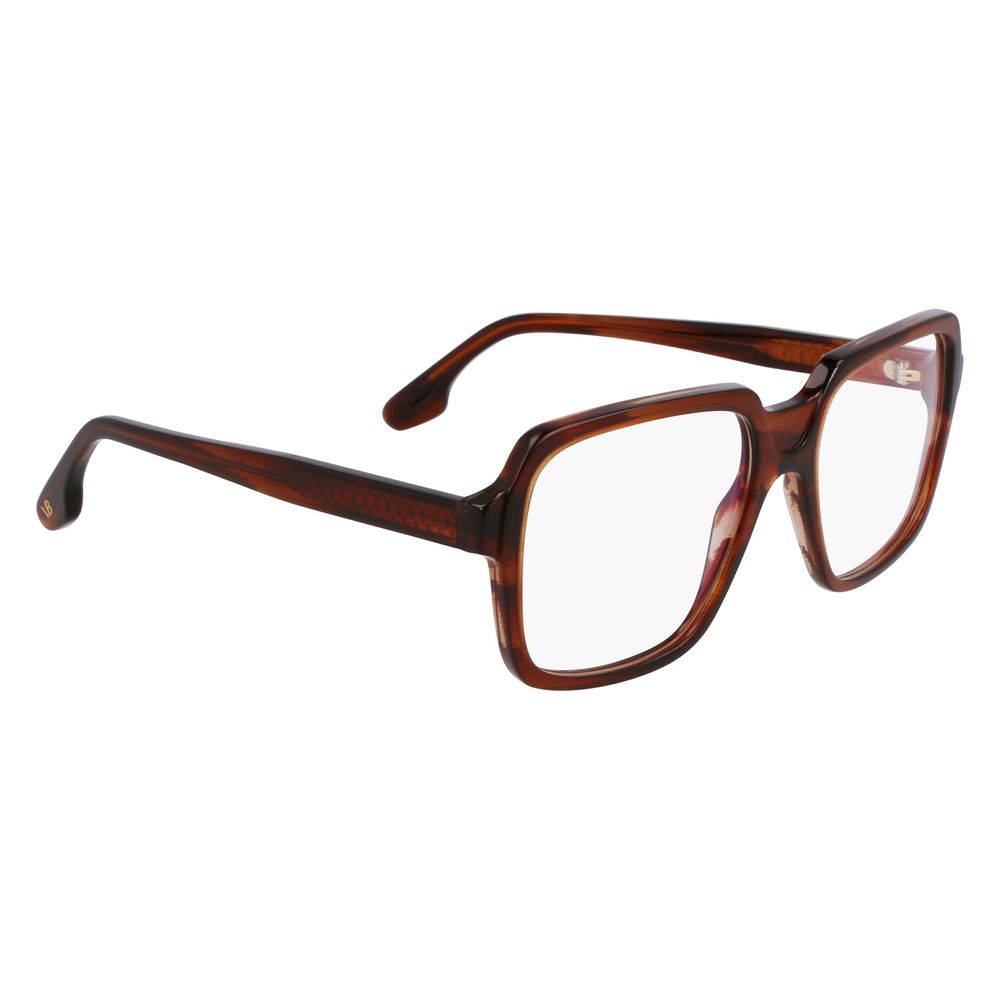 Victoria Beckham Brown Acetate Glasses (Frames)