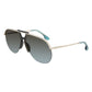 Victoria Beckham Gold Metal Sunglasses