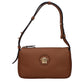 Versace Brown Leather Shoulder Bag
