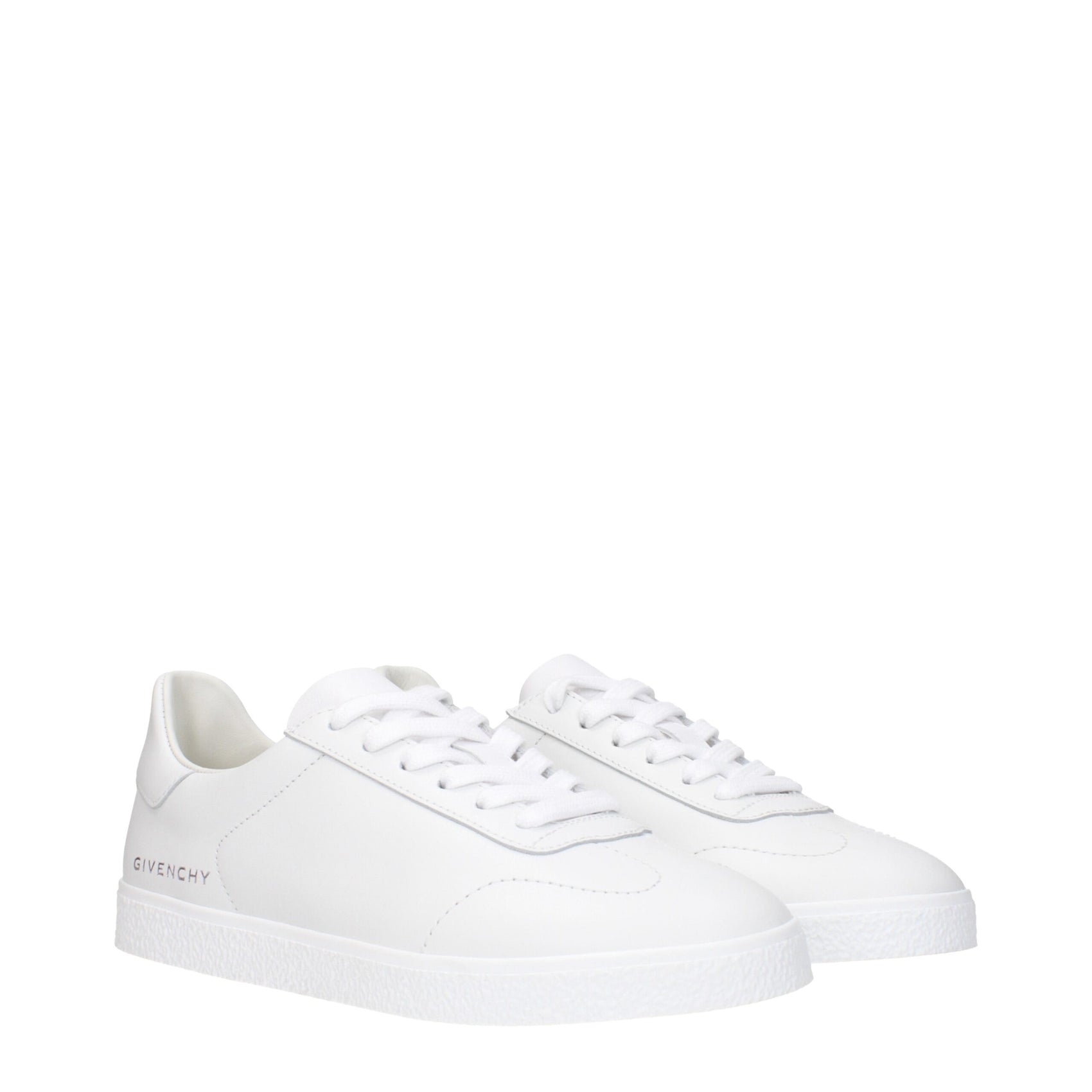 Givenchy White Leather Low Top Sneakers