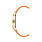 Juicy Couture Orange Plastic Dress Watch