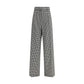 Fiorucci Multicolor Fleece Wool Casual Pants
