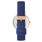 Juicy Couture Blue Plastic Dress Watch
