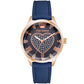 Juicy Couture Blue Plastic Dress Watch