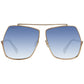 Max Mara Gold Metal Sunglasses