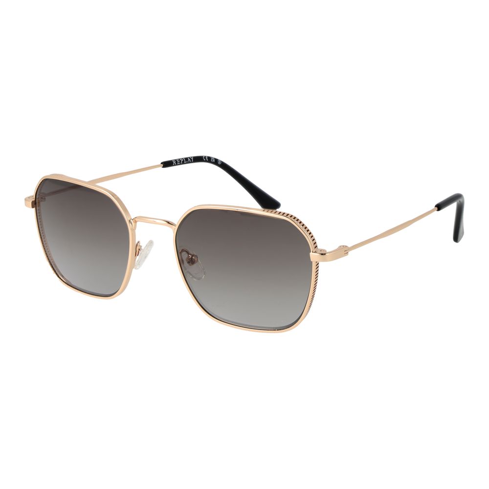 Replay Rose Gold Metal Sunglasses