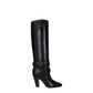 Celine Black Leather Boots