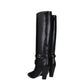 Celine Black Leather Boots