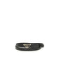 Prada Black Calf Leather Bos Taurus Regular Belt