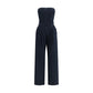 Agolde Blue Cotton Jumpsuit