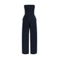 Agolde Blue Cotton Jumpsuit