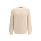 Fendi Beige Fleece Wool Sweatshirt