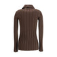 Max Mara Brown Viscose Cardigan