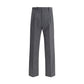 Prada Gray Fleece Wool Dress Pants