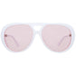 Victoria's Secret White Plastic Sunglasses