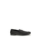 Prada Black Calf Leather Bos Taurus Slip-On Loafers