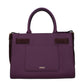 Versace Purple Leather Handbag