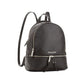 Michael Kors Black Leather Backpack