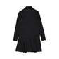 BLANCA VITA Black Elastane Casual Dress