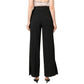 BLANCA VITA Black Elastane Casual Pants