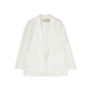 BLANCA VITA White Polyester Jackets And Coat
