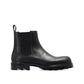 Bottega Veneta Black Calfskin Chelsea Boots