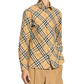 Burberry Brown Cotton Pattern Shirt