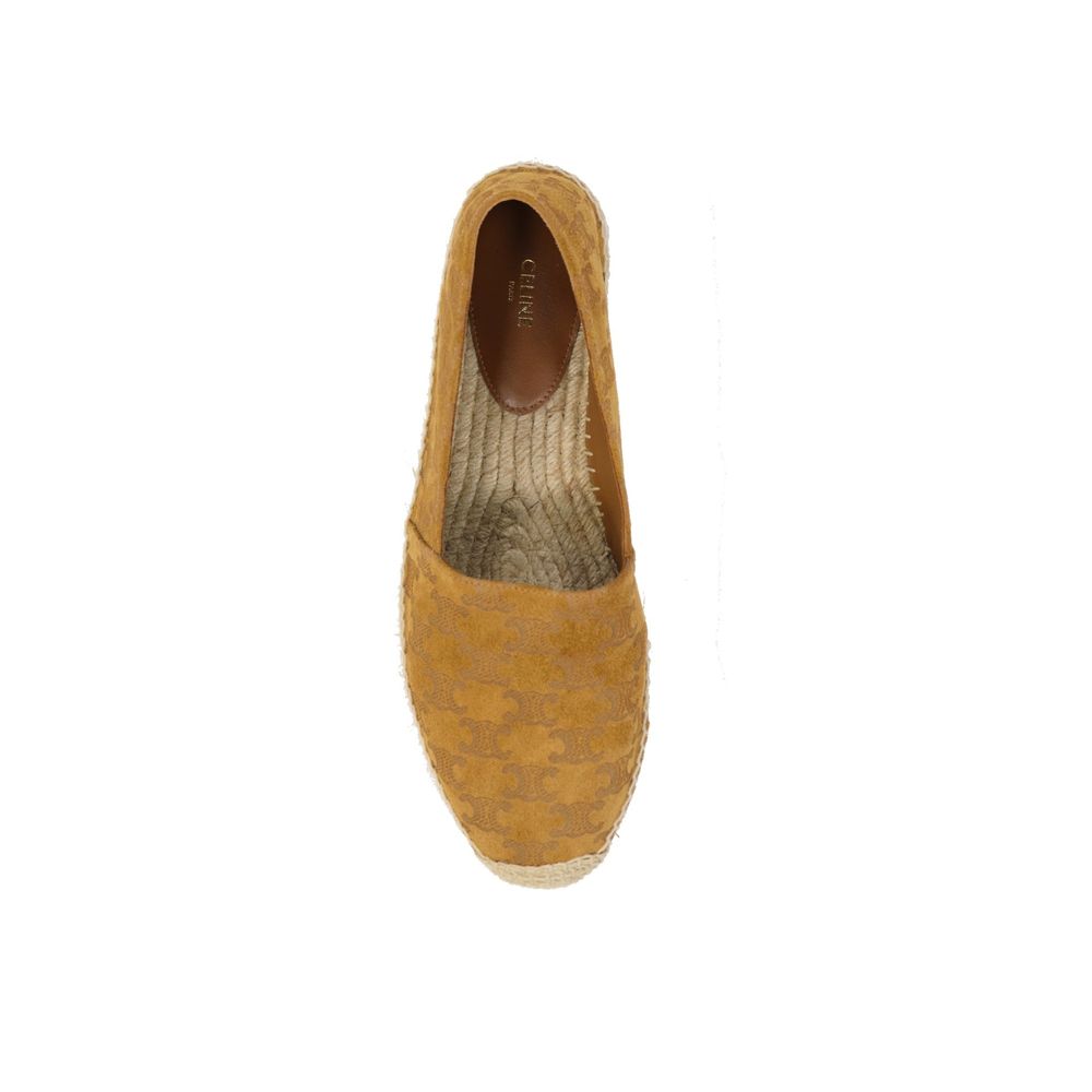 Celine Brown Calfskin Espadrilles