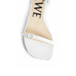 Loewe White Lamb Leather Strap-On Sandals