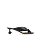 Loewe Black Lamb Leather Flat Sandals