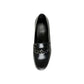Valentino Garavani Black Leather Slip-On Loafers