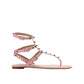 Valentino Garavani Multicolor Calfskin Flat Sandals
