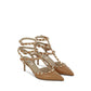 Valentino Garavani Brown Calfskin High Heel Pumps