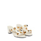 Valentino Garavani White Calfskin Platform Sandals